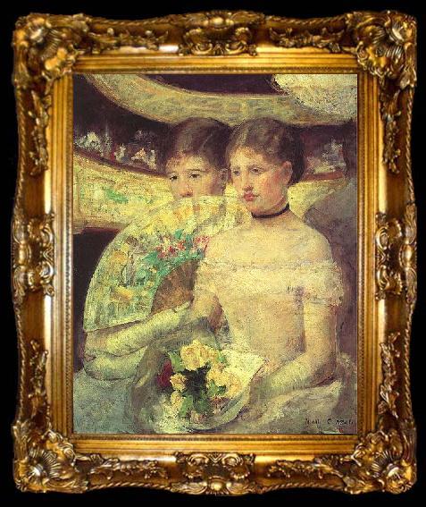 framed  Mary Cassatt The Loge, ta009-2